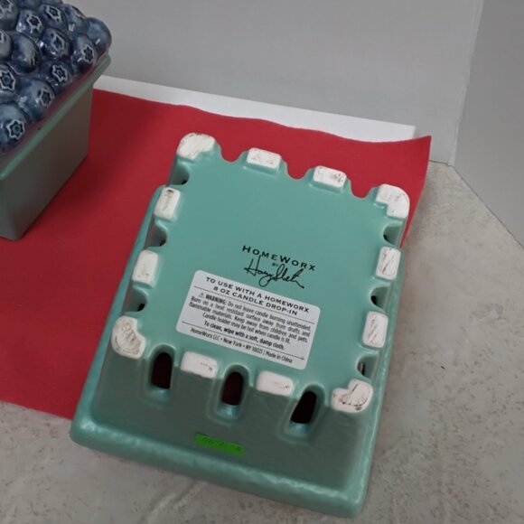 Fruit Basket Theme Candle Holder Blueberries - Picture 4 of 4